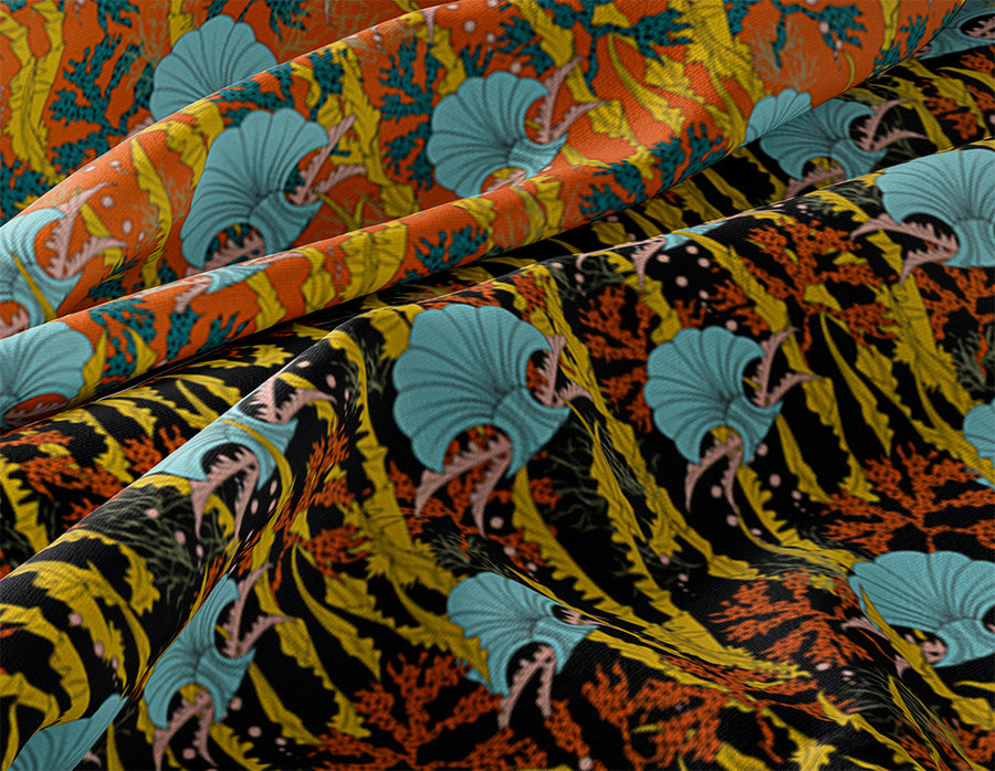 New fabric alert- Coral Odyssey!