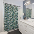 Load image into Gallery viewer, ELECTRIC LAGOON WHITE: Shower Curtain