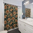 Load image into Gallery viewer, FIERCE BLOOM LEAF: Shower Curtain