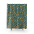 Load image into Gallery viewer, DRAGONFLY SWARM SAGE: Shower Curtain