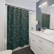 Load image into Gallery viewer, ELECTRIC LAGOON BLUE: Shower Curtain
