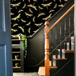 Load image into Gallery viewer, DRAGONFLY SWARM BLACK: Wallpaper