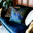 Load image into Gallery viewer, ELECTRIC LAGOON BLUE: velvet cushion