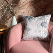 Load image into Gallery viewer, ELECTRIC LAGOON MIST: velvet cushion