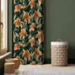 Load image into Gallery viewer, FIERCE BLOOM LEAF: Velvet Fabric (per metre)