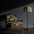 Load image into Gallery viewer, FIERCE BLOOM LEAF: Velvet Fabric (per metre)