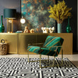 Load image into Gallery viewer, LIBERATZIÓN MALACHITE: Velvet Fabric (per metre)