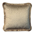 Load image into Gallery viewer, WILD WHISPERS SAVANNAH: fringed velvet cushion