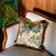Load image into Gallery viewer, CANOPY DAYDREAM DAWN: fringed velvet cushion