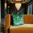 Load image into Gallery viewer, FIZZ SUPREME MALACHITE: velvet cushion