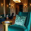 Load image into Gallery viewer, FIZZ SUPREME MALACHITE: velvet cushion