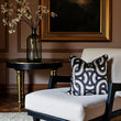 Load image into Gallery viewer, REBEL KNIT ONYX: velvet cushion