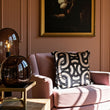 Load image into Gallery viewer, REBEL KNIT ONYX: velvet cushion
