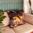 Load image into Gallery viewer, TIGER'S EYE: velvet cushion