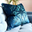 Load image into Gallery viewer, ZELLANDINE MOONLIGHT: velvet cushion