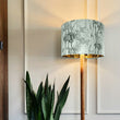 Load image into Gallery viewer, ELECTRIC LAGOON DEW: Velvet Lampshade