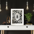 Load image into Gallery viewer, ELEMENTAL BEETLE print : black/ white