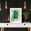 Load image into Gallery viewer, BEETLE IN THE RAIN: art print