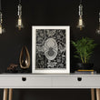 Load image into Gallery viewer, ELEMENTAL BLACK WIDOW print : black/ white