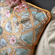 Load image into Gallery viewer, ZELLANDINE AQUA: velvet cushion
