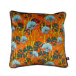 Load image into Gallery viewer, CORAL ODYSSEY ORANGE: velvet cushion
