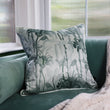 Load image into Gallery viewer, ELECTRIC LAGOON DEW: velvet cushion