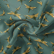 Load image into Gallery viewer, DRAGONFLY SWARM SAGE: Velvet Fabric (per metre)