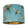 Load image into Gallery viewer, DRAGONFLY SWARM SAGE: Velvet Lampshade