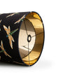 Load image into Gallery viewer, DRAGONFLY SWARM BLACK: Velvet Lampshade