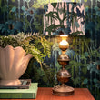 Load image into Gallery viewer, ELECTRIC LAGOON WHITE: Velvet Lampshade