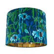 Load image into Gallery viewer, ELECTRIC LAGOON BLUE: Velvet Lampshade