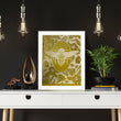 Load image into Gallery viewer, ELEMENTAL BEE print : yellow/ gold