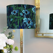 Load image into Gallery viewer, ELECTRIC LAGOON BLUE: Velvet Lampshade