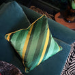 Load image into Gallery viewer, LIBERATZIÓN MALACHITE: velvet cushion