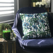 Load image into Gallery viewer, ELECTRIC LAGOON WHITE: velvet cushion