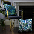 Load image into Gallery viewer, ELECTRIC LAGOON WHITE: velvet cushion