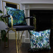Load image into Gallery viewer, ELECTRIC LAGOON BLUE: velvet cushion
