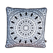 Load image into Gallery viewer, INSECT MANDALA WHITE: velvet cushion