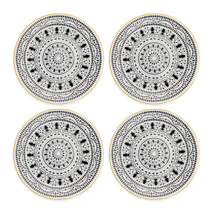 INSECT MANDALA: 12" Carver Plate (set of 4)