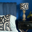 Load image into Gallery viewer, REBEL KNIT ONYX: velvet cushion