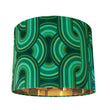 Load image into Gallery viewer, REBEL KNIT MALACHITE: Velvet Lampshade