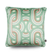 Load image into Gallery viewer, REBEL KNIT TOURMALINE: velvet cushion