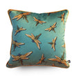 Load image into Gallery viewer, DRAGONFLY SWARM SAGE: velvet cushion