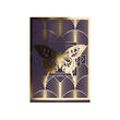 Load image into Gallery viewer, DECO BUTTERFLY print : purple/ gold