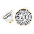 Load image into Gallery viewer, INSECT MANDALA: Tea Cup and Saucer (Set of 4)