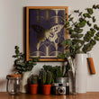 Load image into Gallery viewer, DECO BUTTERFLY print : purple/ gold