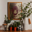 Load image into Gallery viewer, ELEMENTAL BLACK WIDOW print : red/ gold