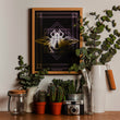 Load image into Gallery viewer, DECO SCARAB print: black/ gold