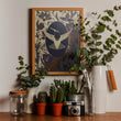 Load image into Gallery viewer, ELEMENTAL HUMMINGBIRD print : purple/ gold