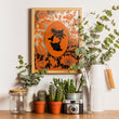 Load image into Gallery viewer, ELEMENTAL KOI print : orange/ gold